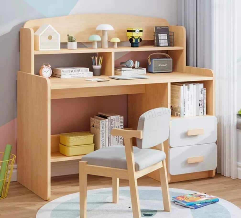 تصویر 1 از صندلی چوبی سالن مطالعه با نشیمن استاندارد